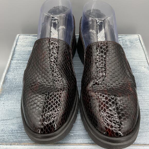 Spring Step Women's Horizon Croco Patent Leather Loafers Black size 6.5 - Picture 3 of 10